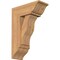 Ekena Millwork Funston Traditional Smooth Bracket w/ Offset Brace, Western Red Cedar, 7 1/2"W x 18"D x 26"H BKT0806X18X26FST01SWR - alternate 1